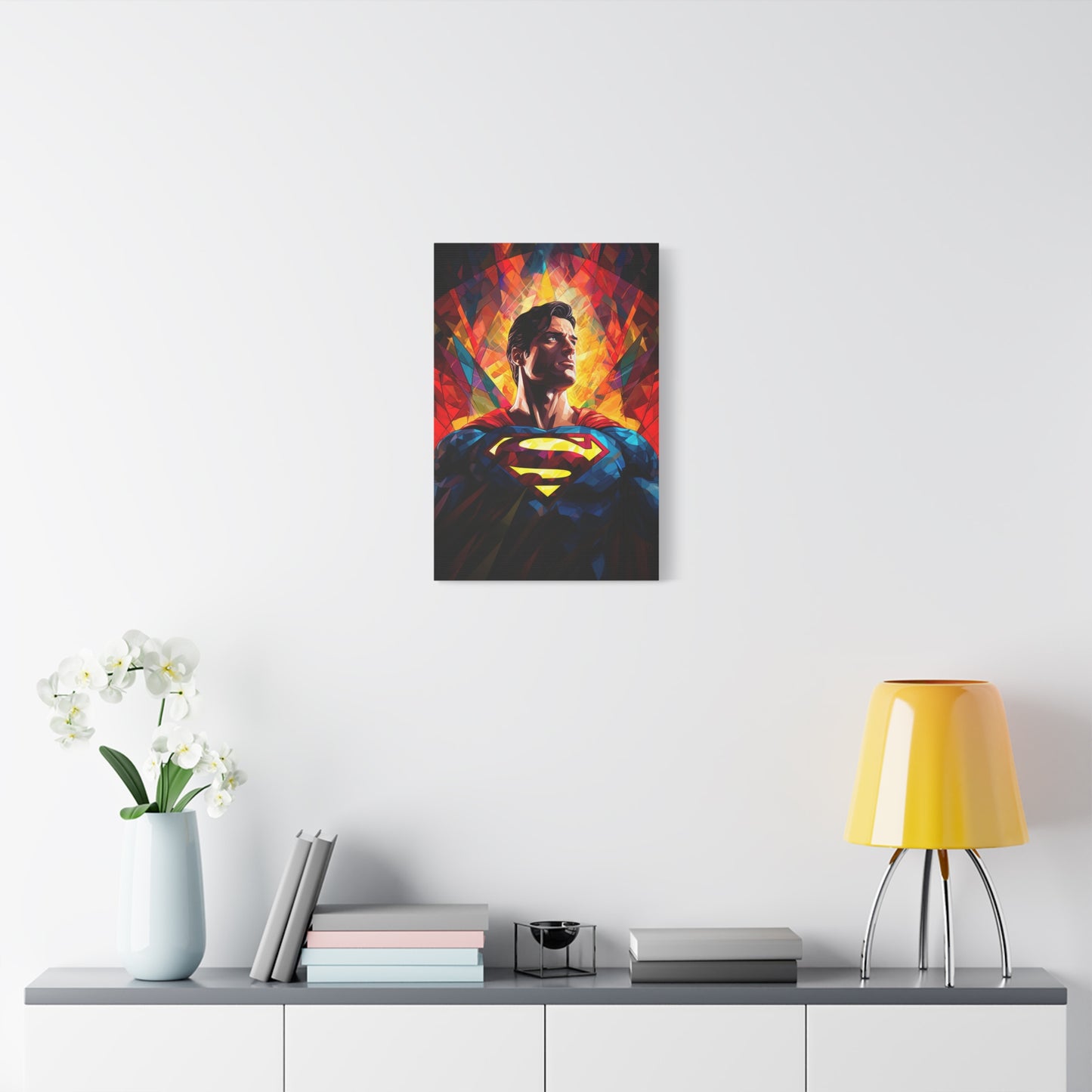 Man Of Steel Mosaic Canvas