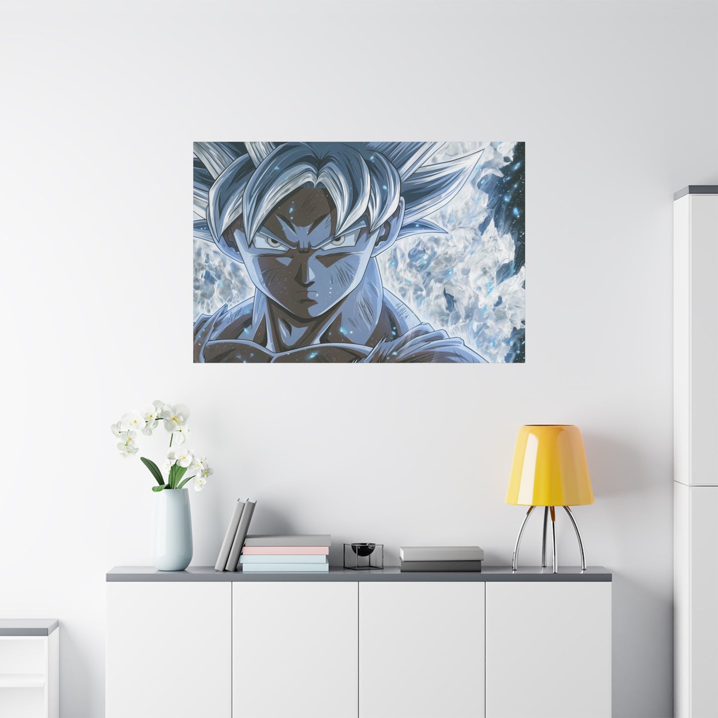 Ultra Instinct Goku Canvas Art - Dragon Ball Wall Decor - DBS Canvas Art