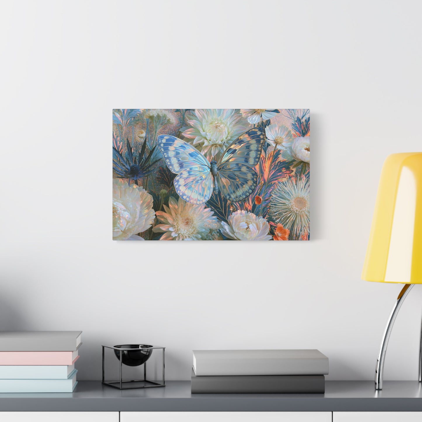 Butterfly Floral Art - Canvas