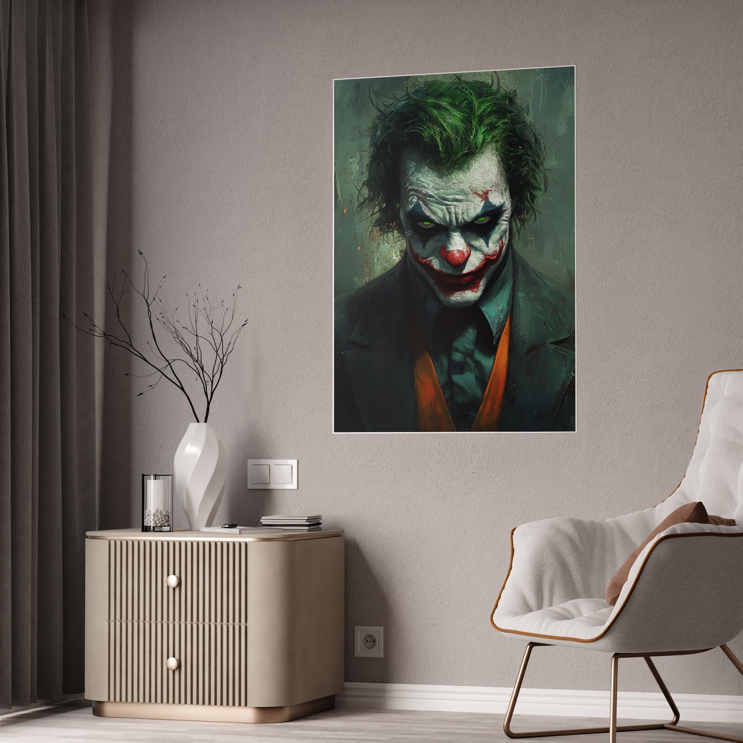 Why So Serious High-Gloss Art Print