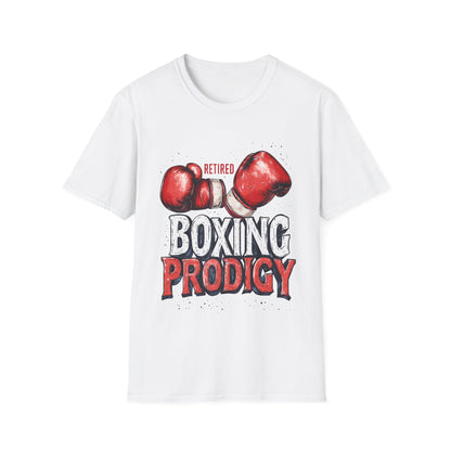 Retired Boxing Prodigy, Unisex Softstyle T-Shirt