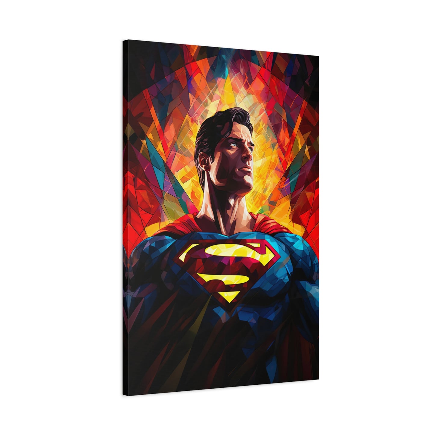 Man Of Steel Mosaic Canvas