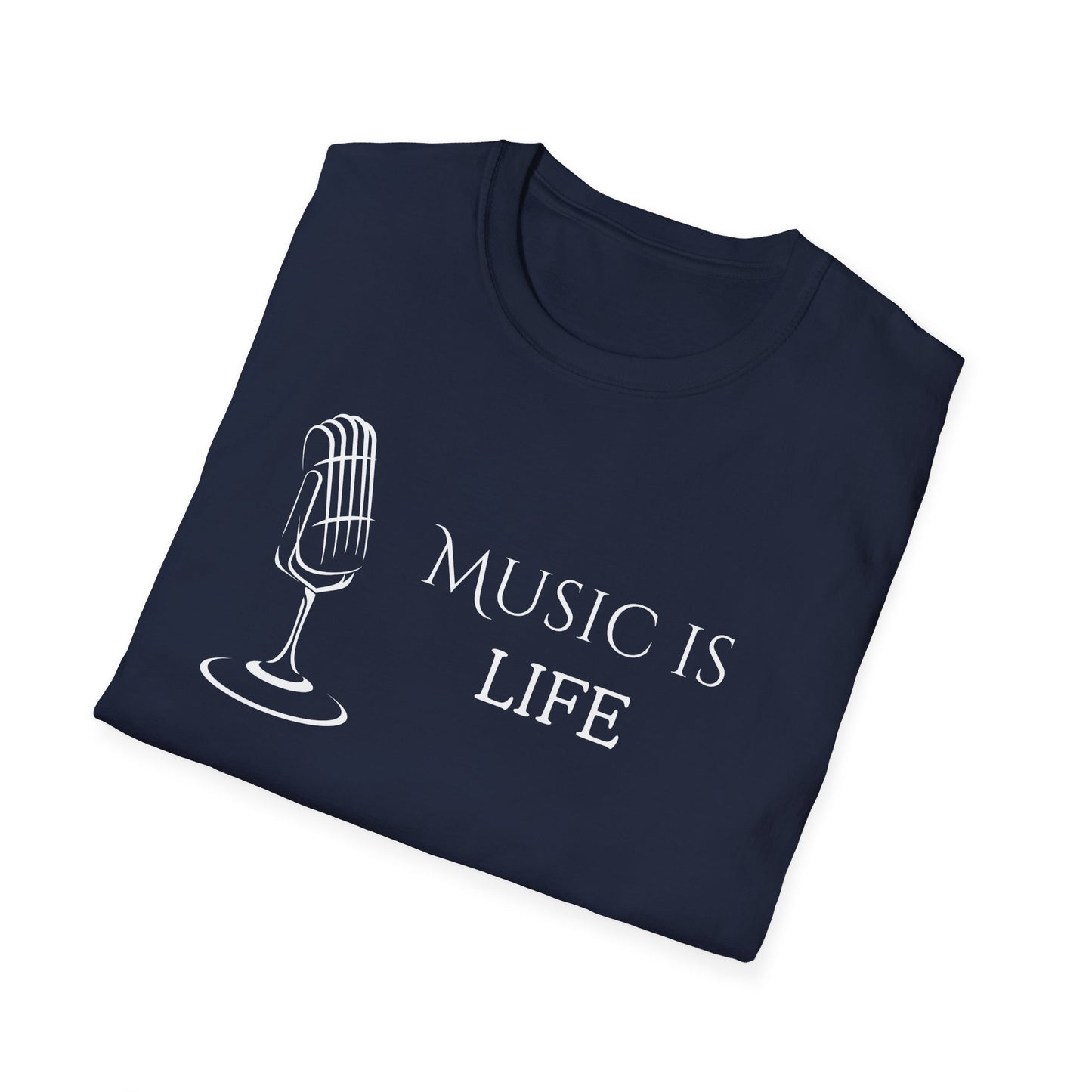 Music Is Life, Unisex Softstyle T-Shirt