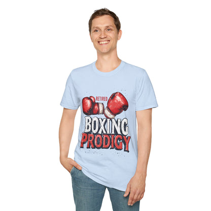 Retired Boxing Prodigy, Unisex Softstyle T-Shirt