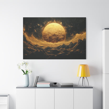 Gold Leaf Celestial View - Canvas