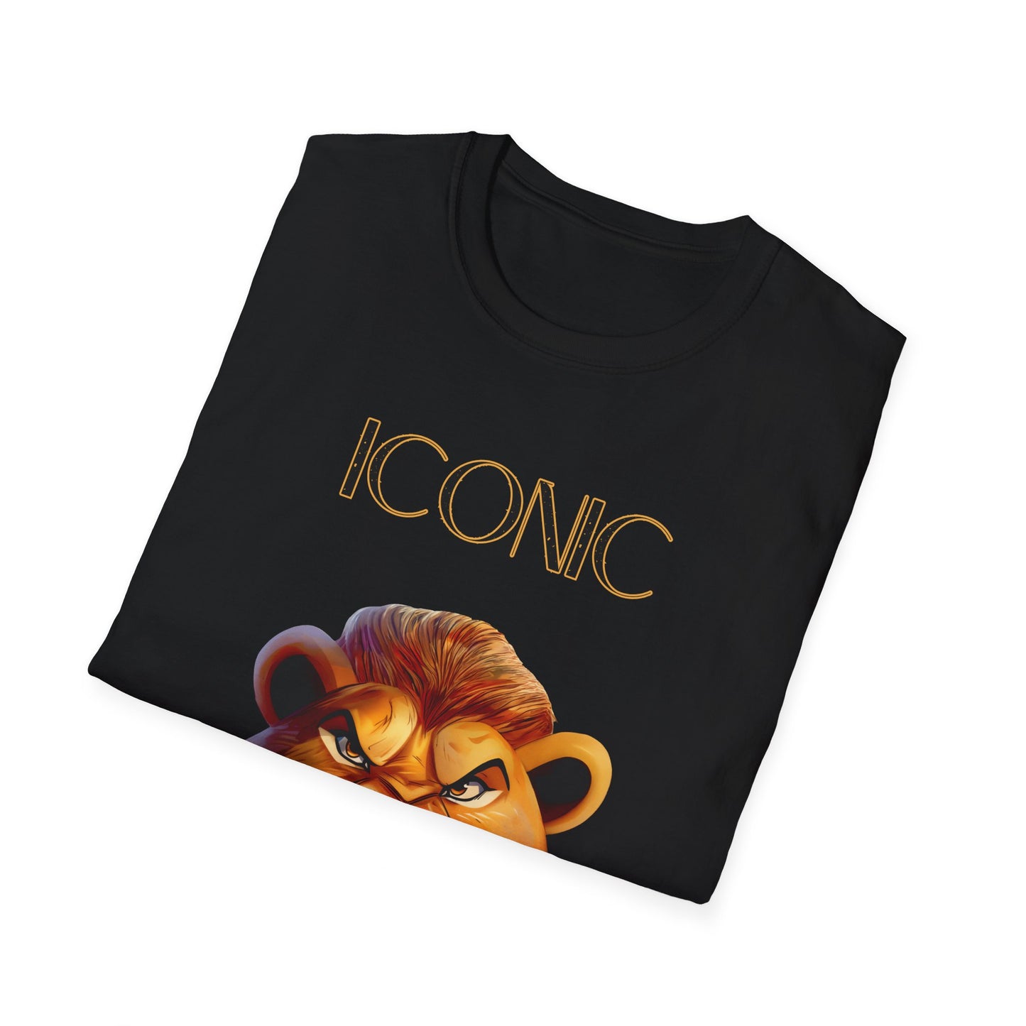 Iconic Lion, Unisex Softstyle T-Shirt