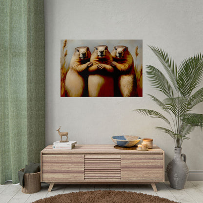 Groundhog Love - Premium Art Print