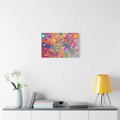 Color Flow Orbs Abstract - Canvas