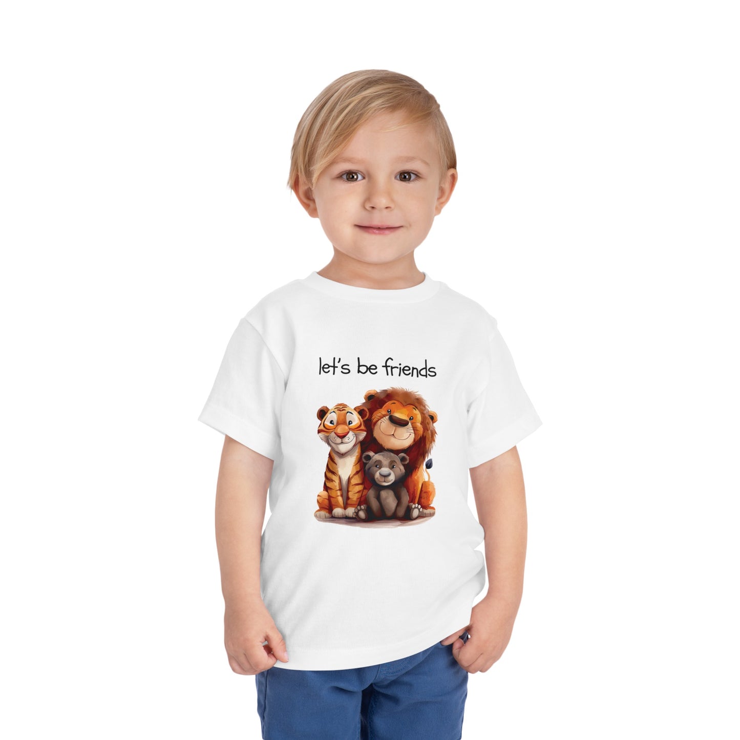 Let's Be Friends Toddler Cotton Tee