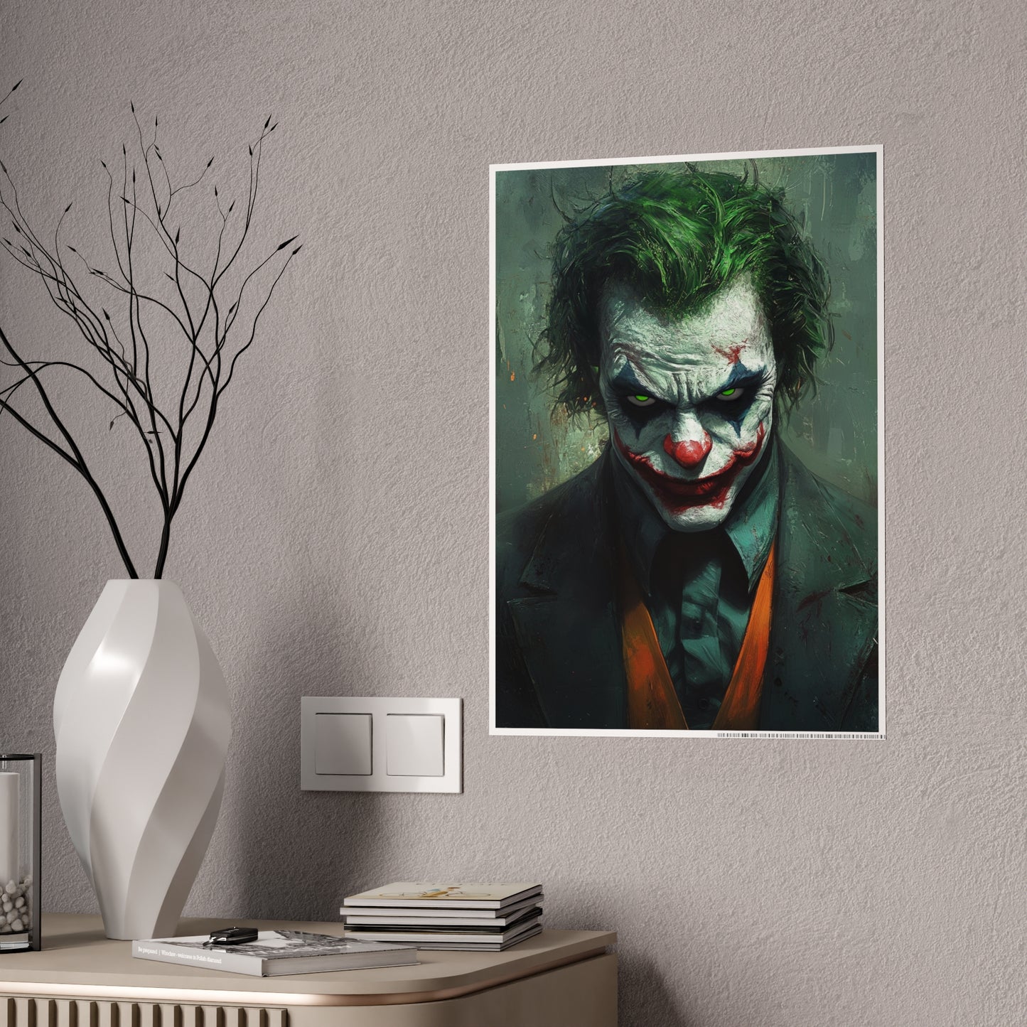 Why So Serious High-Gloss Art Print