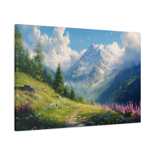 The Path Through The Mountains - Canvas