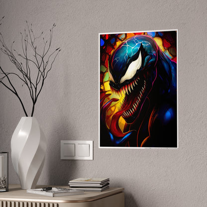 Mosaic Symbiote Glossy Art Print