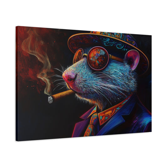 Gangster Rat Art - Canvas
