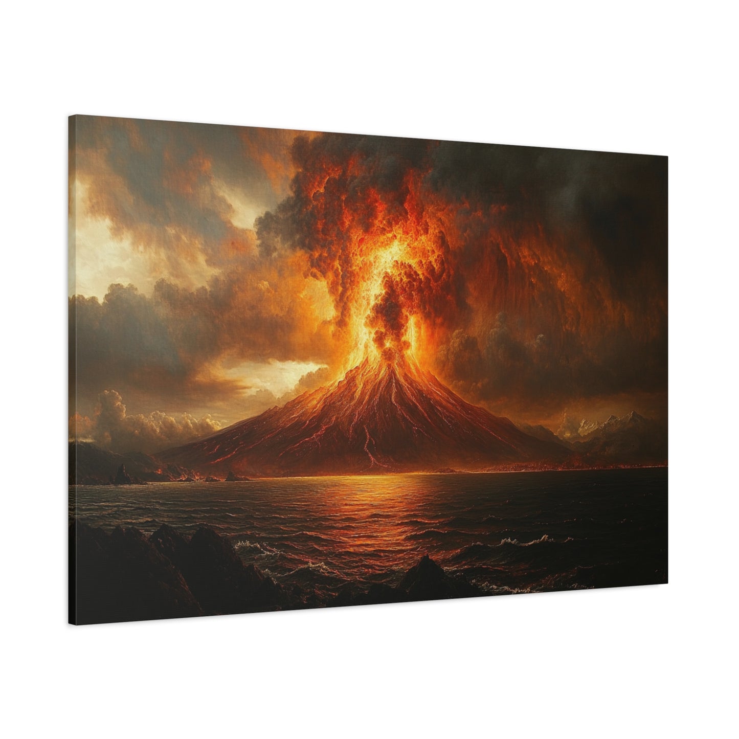 Volcanic Awakening Canvas Art