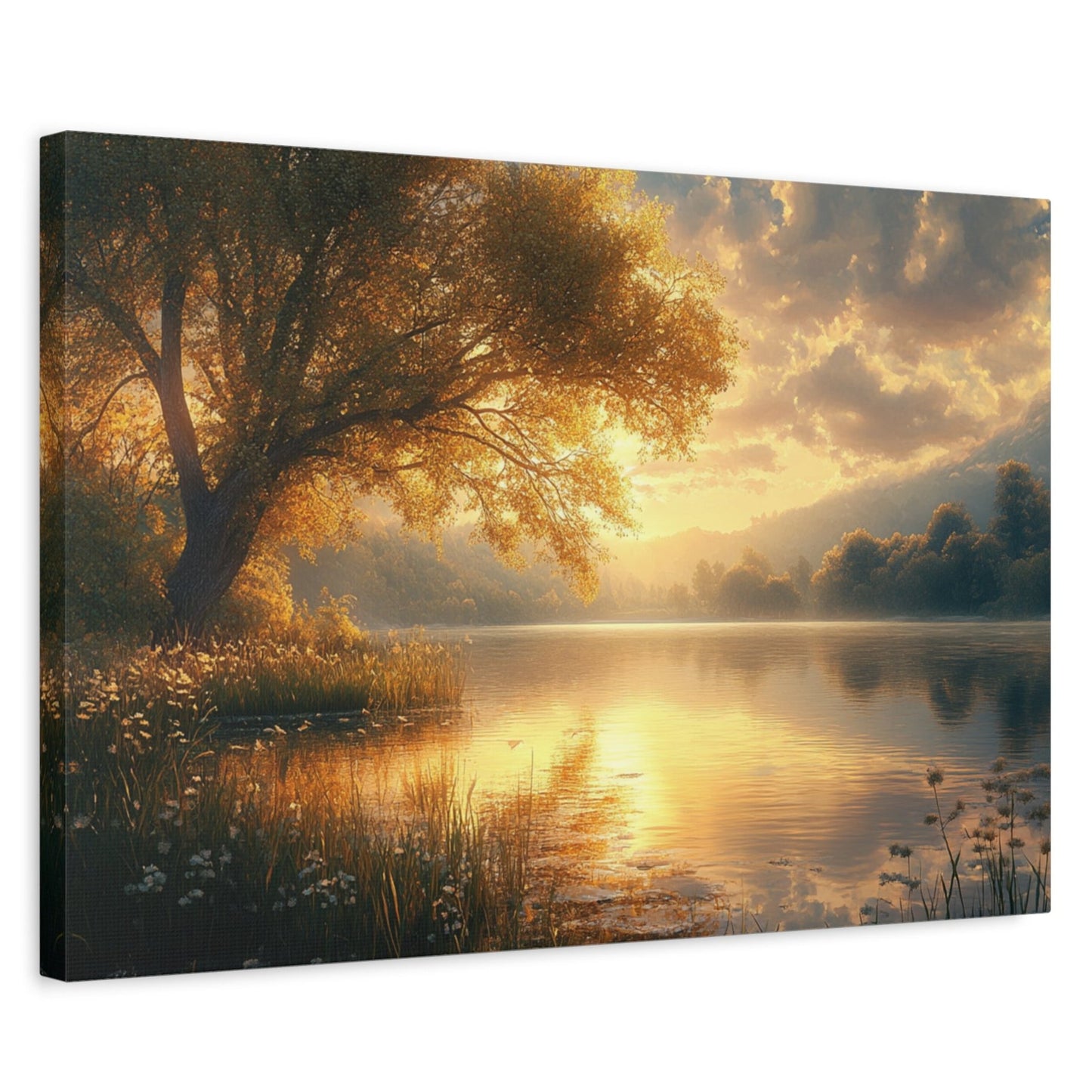 Waterside Tranquility Canvas Art