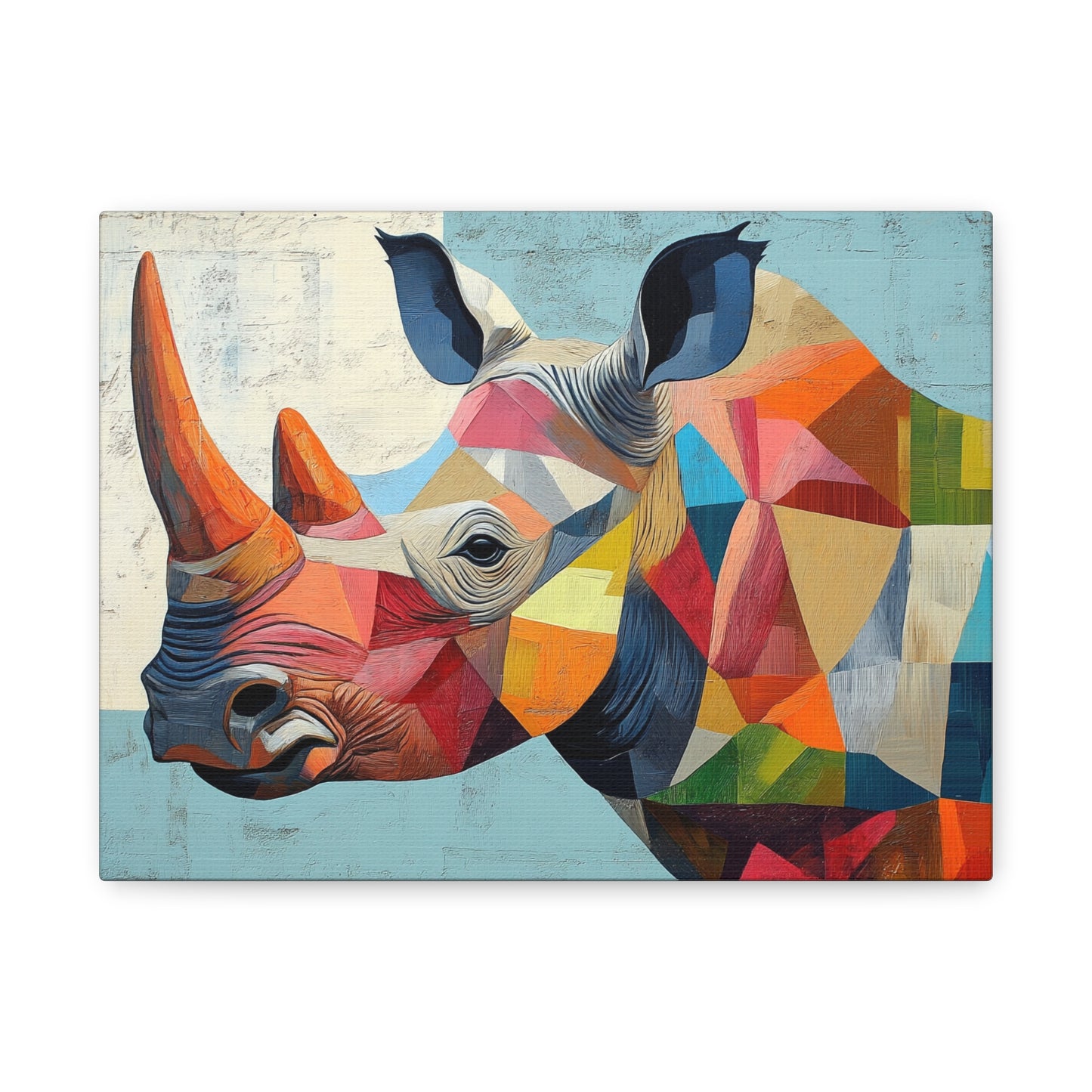 Abstract Rhino - Canvas