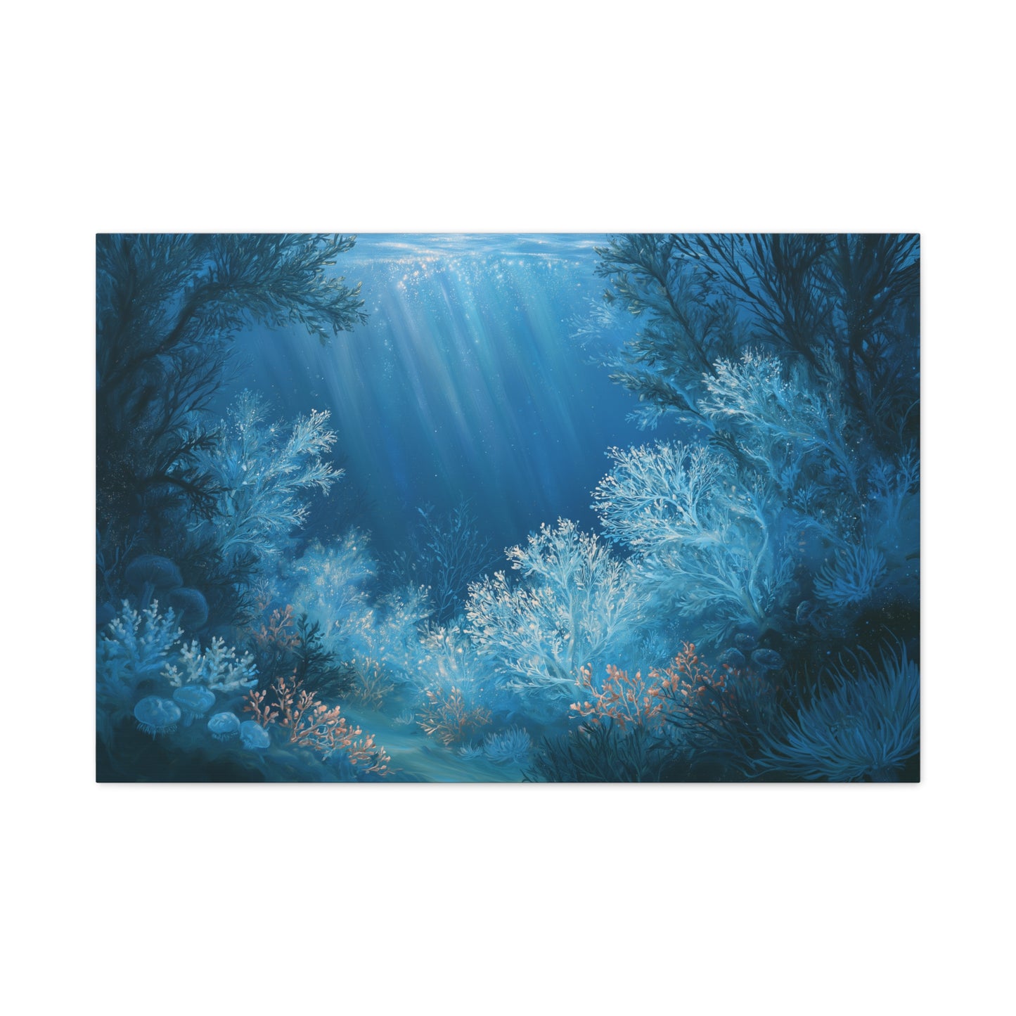 Underwater Coral Forest Art - Canvas