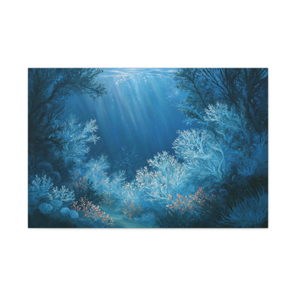 Underwater Coral Forest Art - Canvas