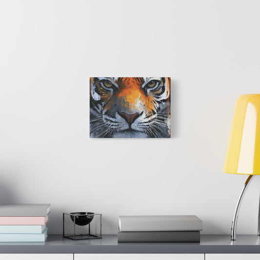 Abstract Tiger Canvas Art - Tiger Wall Decor