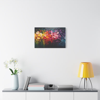 Rainbow Bloom Art - Canvas