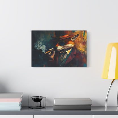 Gangster Fox Art - Canvas