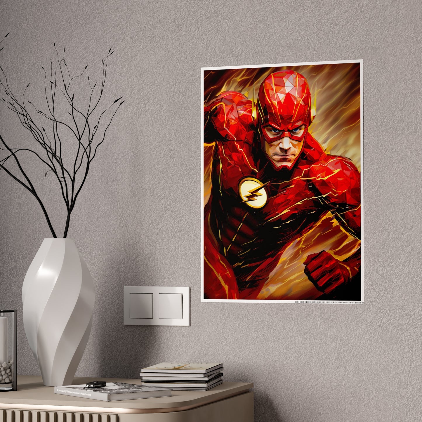 A Flash Of Mosaic Glossy Art Print