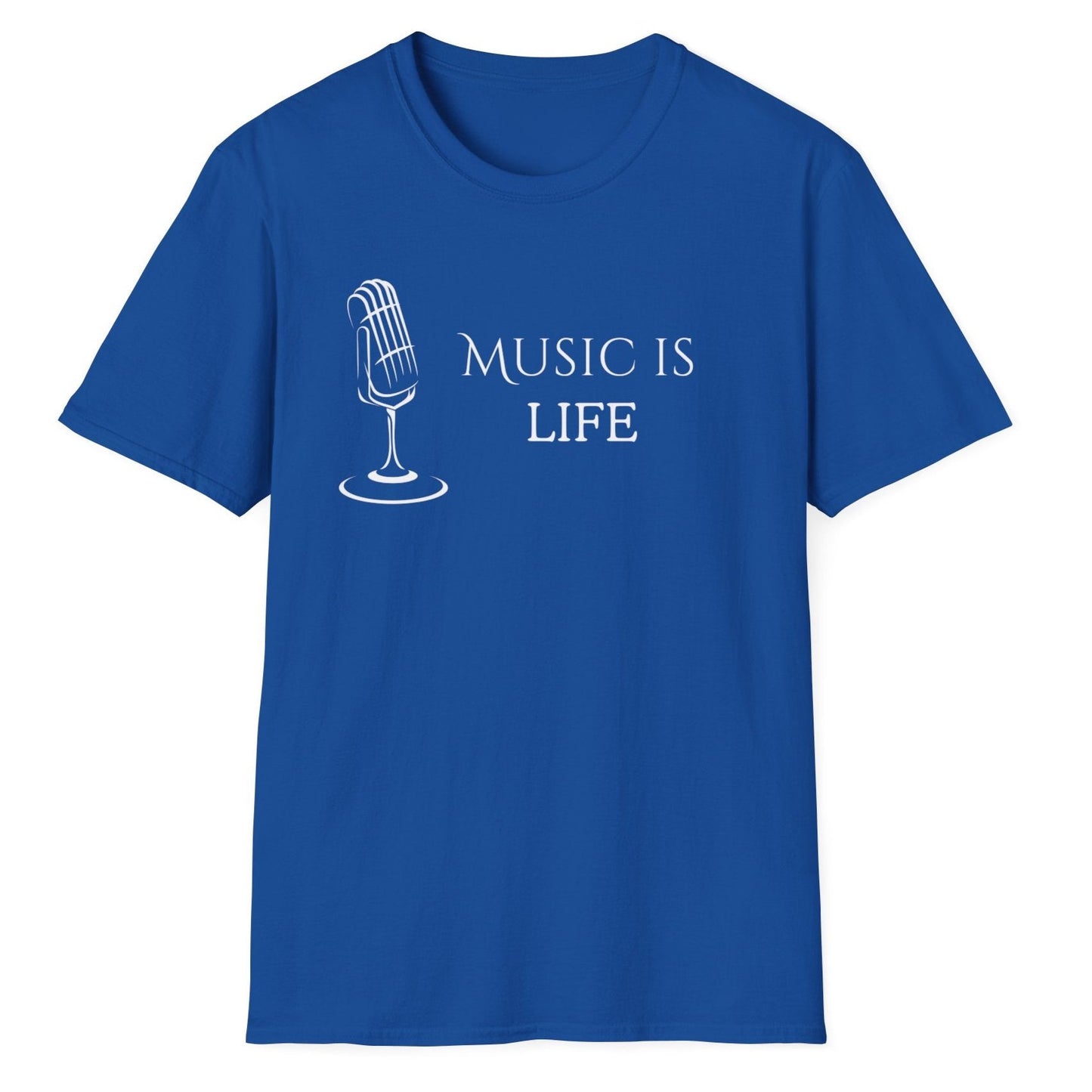 Music Is Life, Unisex Softstyle T-Shirt