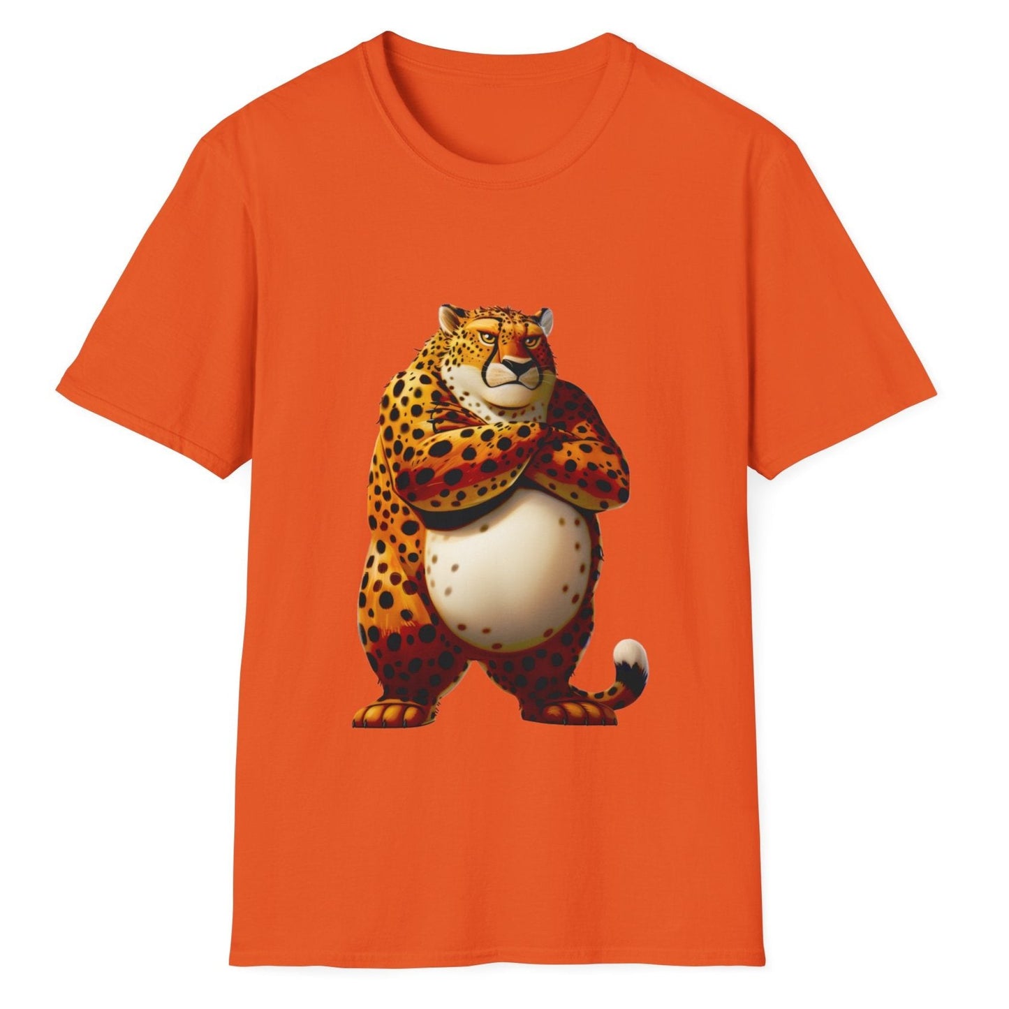 Fat Cheetah, Unisex Softstyle T-Shirt