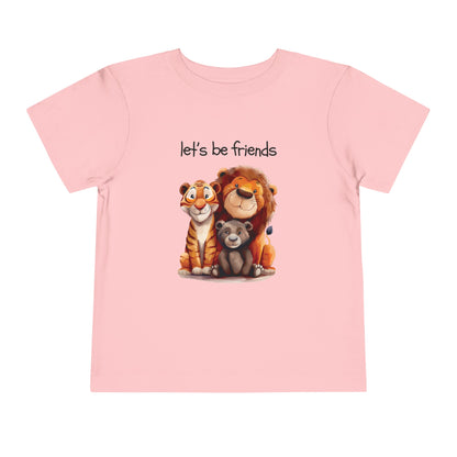 Let's Be Friends Toddler Cotton Tee