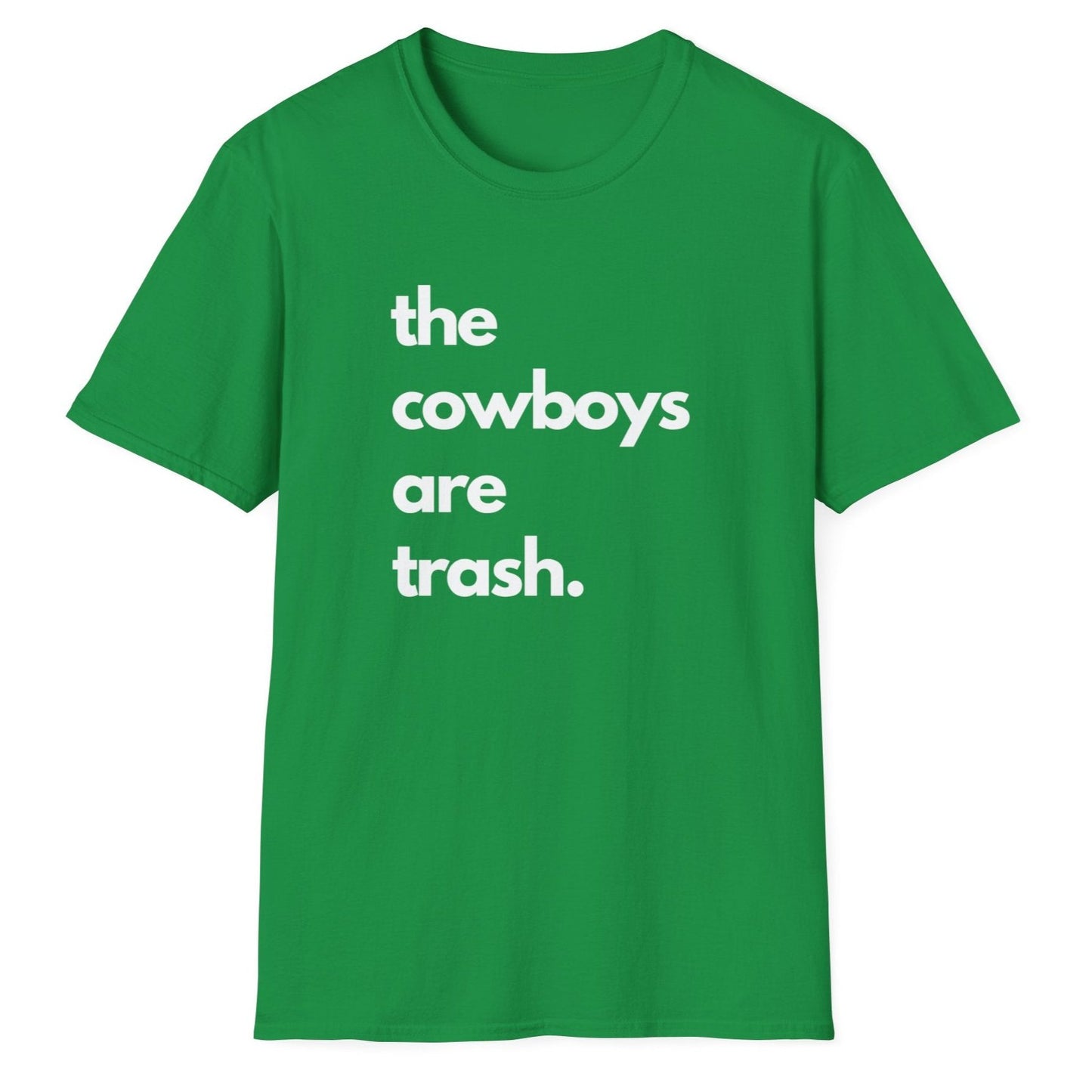 The Cowboys Are Trash, Smack Talk Unisex Multicolor Softstyle T-Shirt