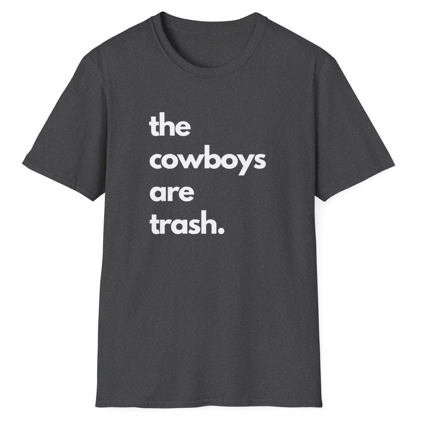 The Cowboys Are Trash, Smack Talk Unisex Multicolor Softstyle T-Shirt