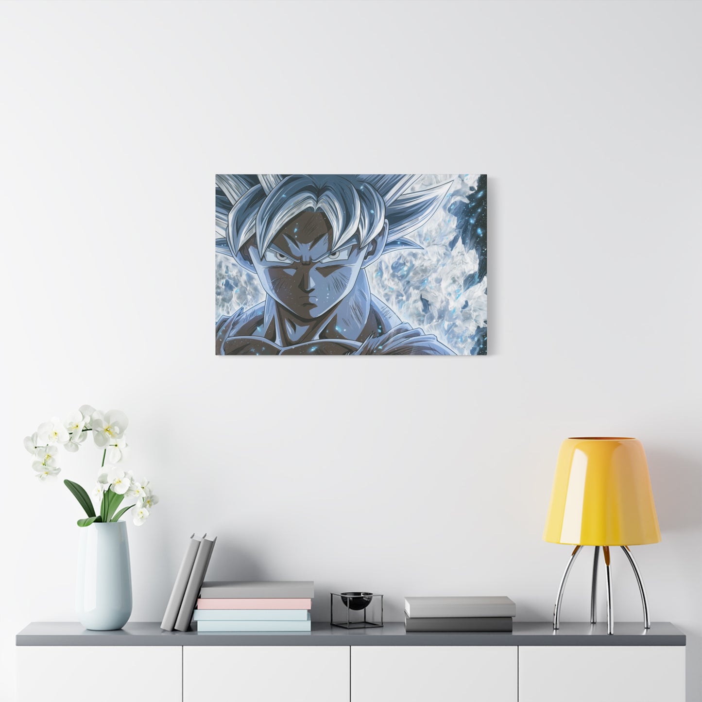 Ultra Instinct Goku Canvas Art - Dragon Ball Wall Decor - DBS Canvas Art