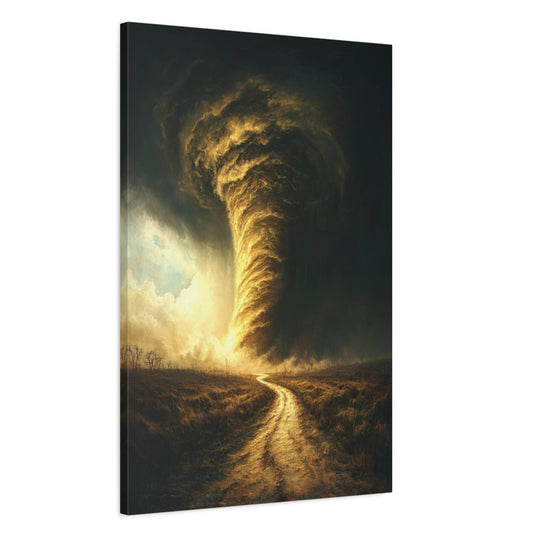 The Footpath To Destruction Canvas Art