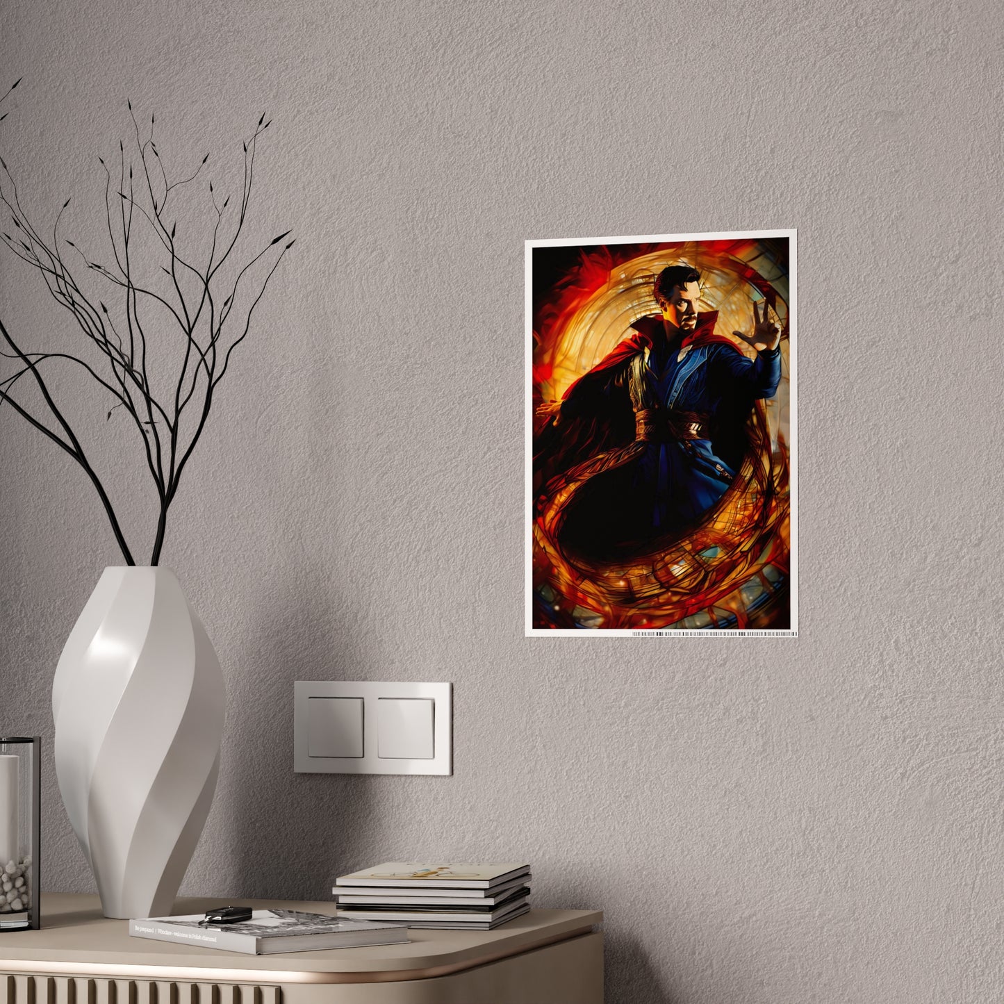 The Multidimensional Doctor Glossy Art Print