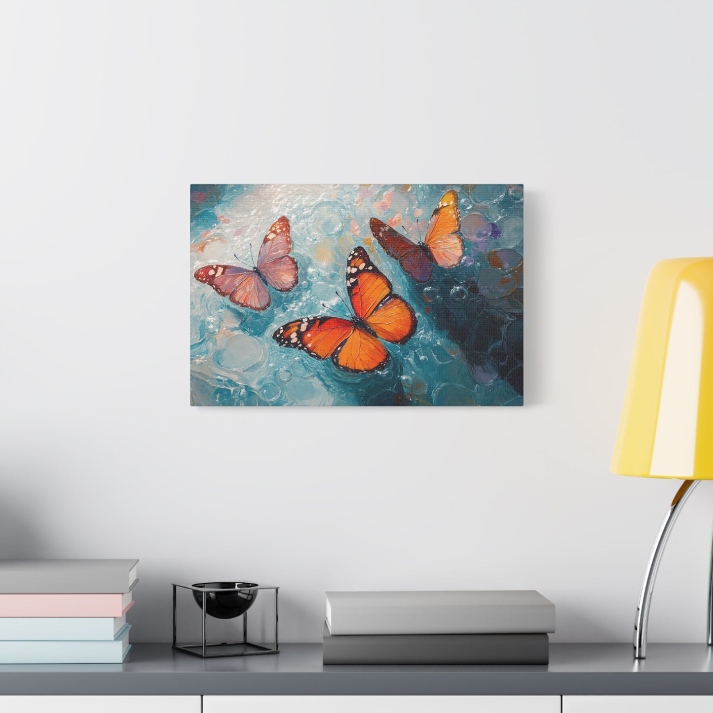 Abstract 3 Butterfly Art - Canvas