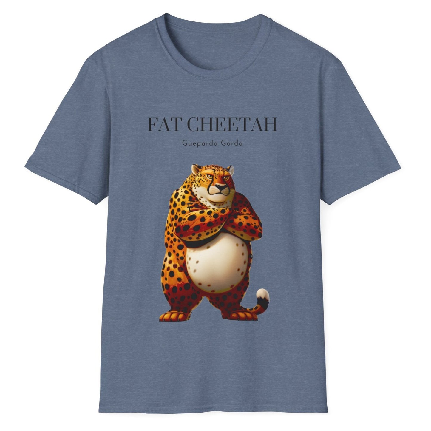 Fat Cheetah Guepardo Gordo, Unisex Softstyle T-Shirt