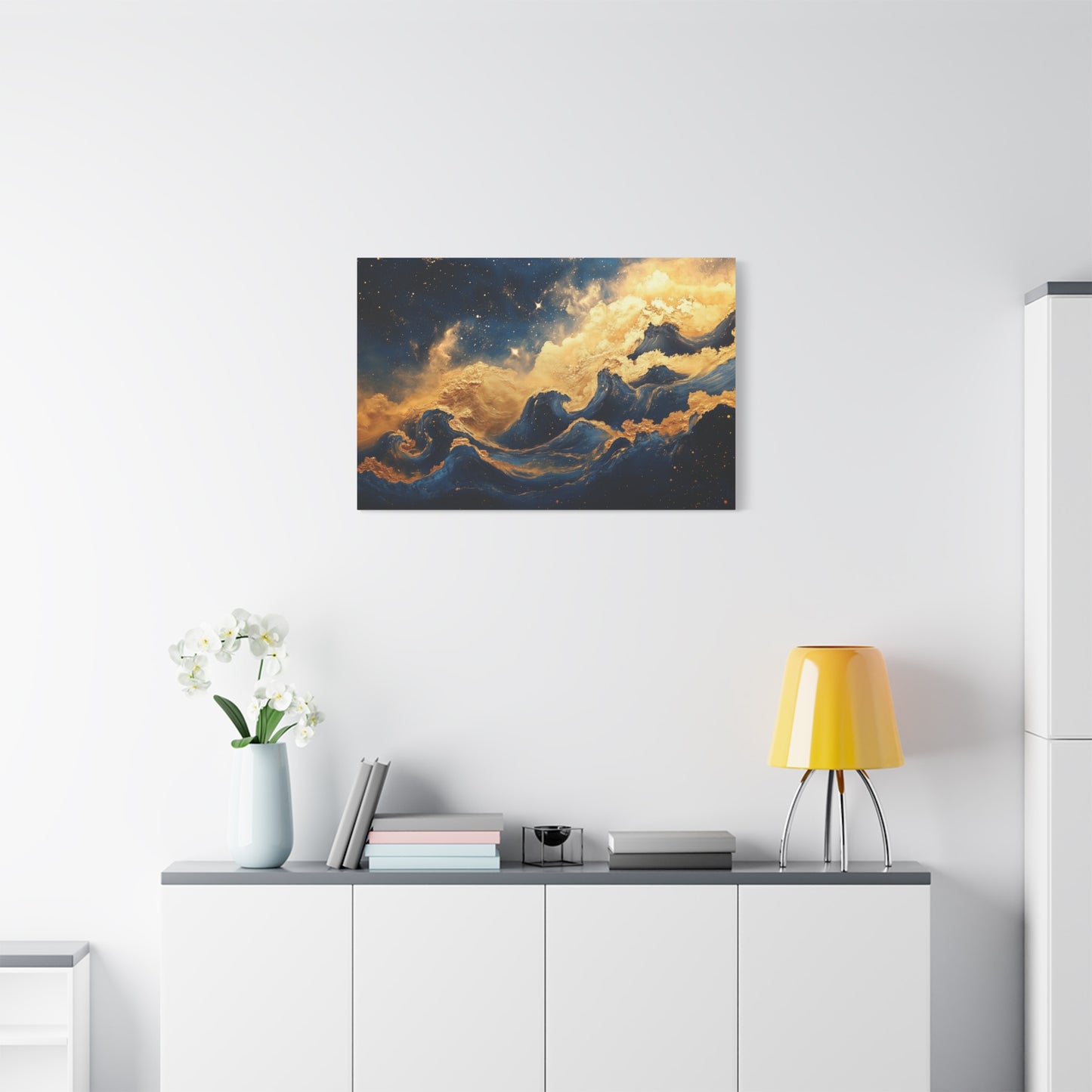 Gold Leaf Star Nursery - Canvas