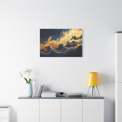 Gold Leaf Star Nursery - Canvas