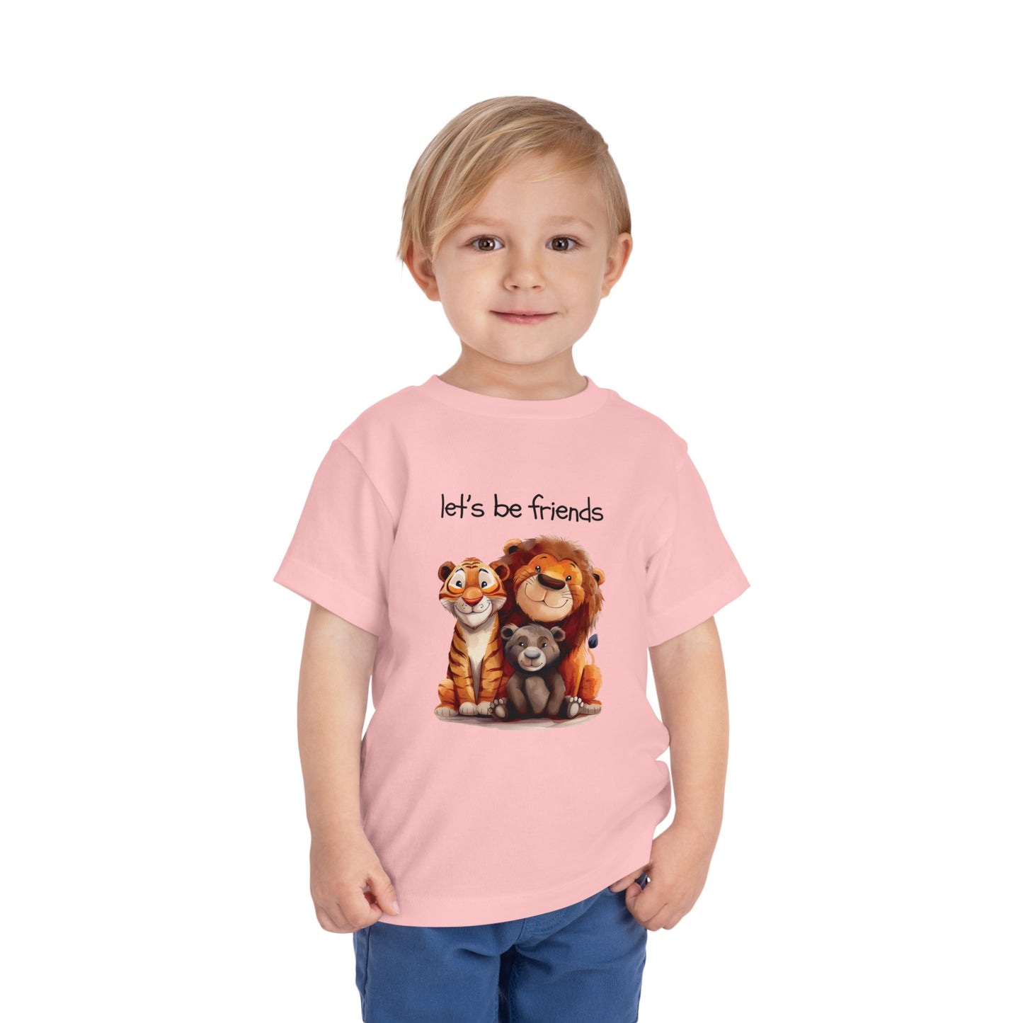 Let's Be Friends Toddler Cotton Tee