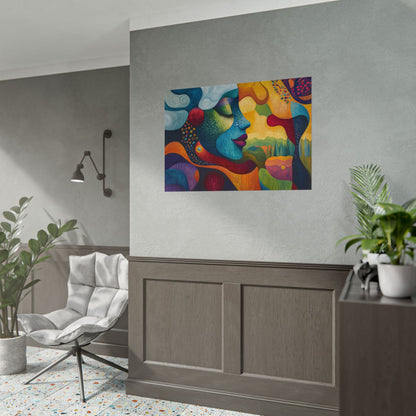 Abstract Mother Earth - Premium Art Print
