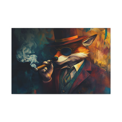 Gangster Fox Art - Canvas