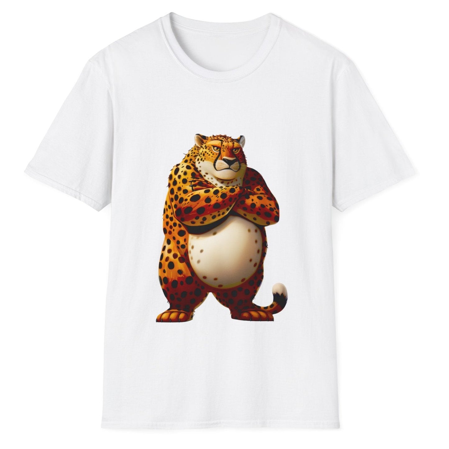 Fat Cheetah, Unisex Softstyle T-Shirt