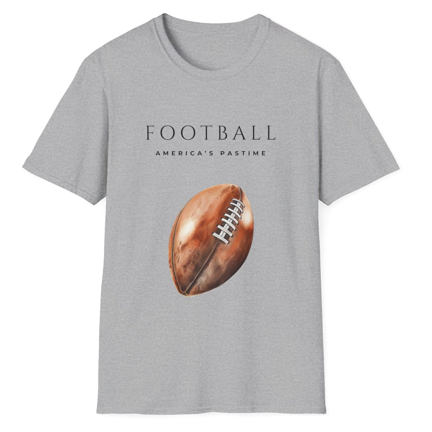 Football, America's Pastime, Softstyle Unisex T-Shirt