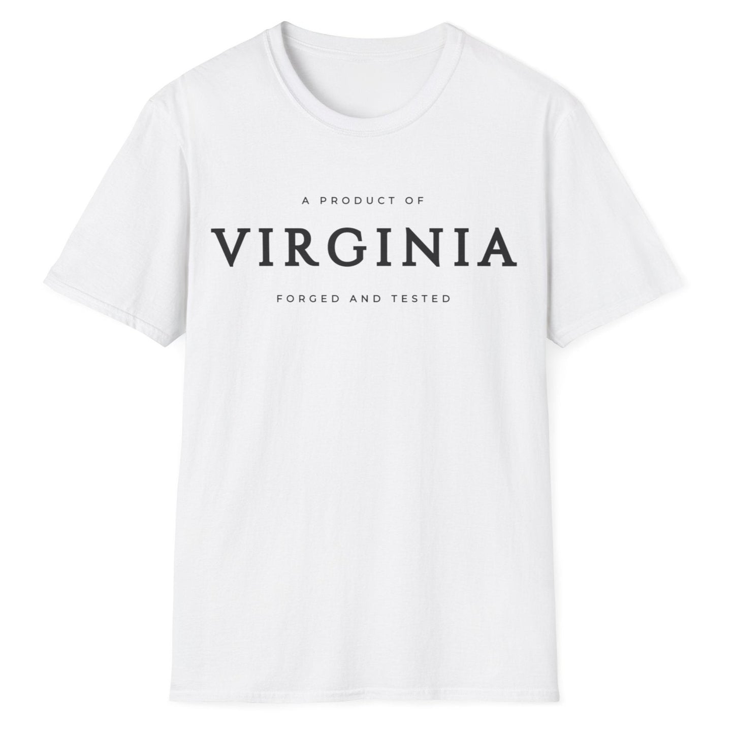 A Product of Virginia, Unisex Softstyle T-Shirt