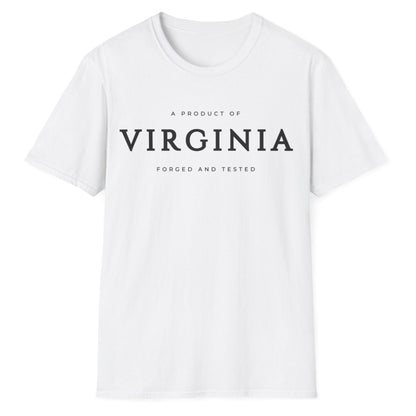 A Product of Virginia, Unisex Softstyle T-Shirt