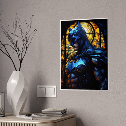 The Knight That Worships Justice Glossy Art Print