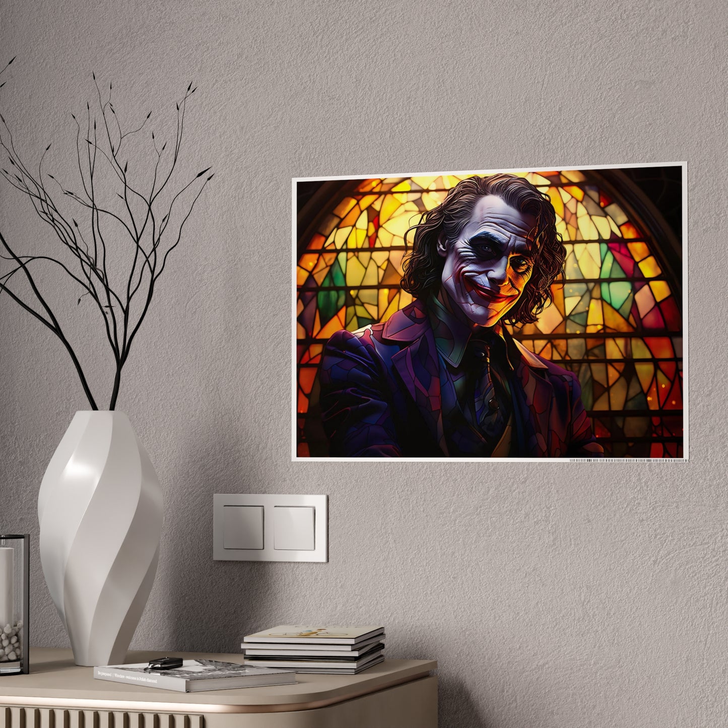 He Who Worships Laughter Glossy Art Print