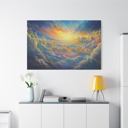 Serene Colorful Sky Art - Canvas