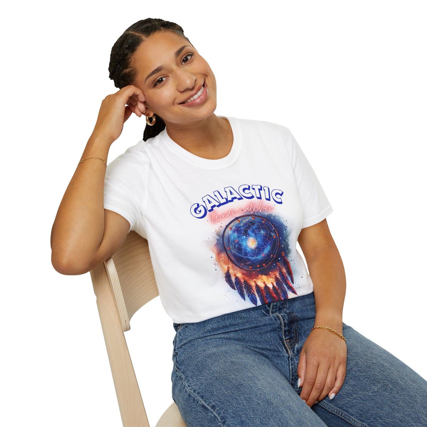 Galactic Dreamcatcher, Unisex Softstyle T-Shirt