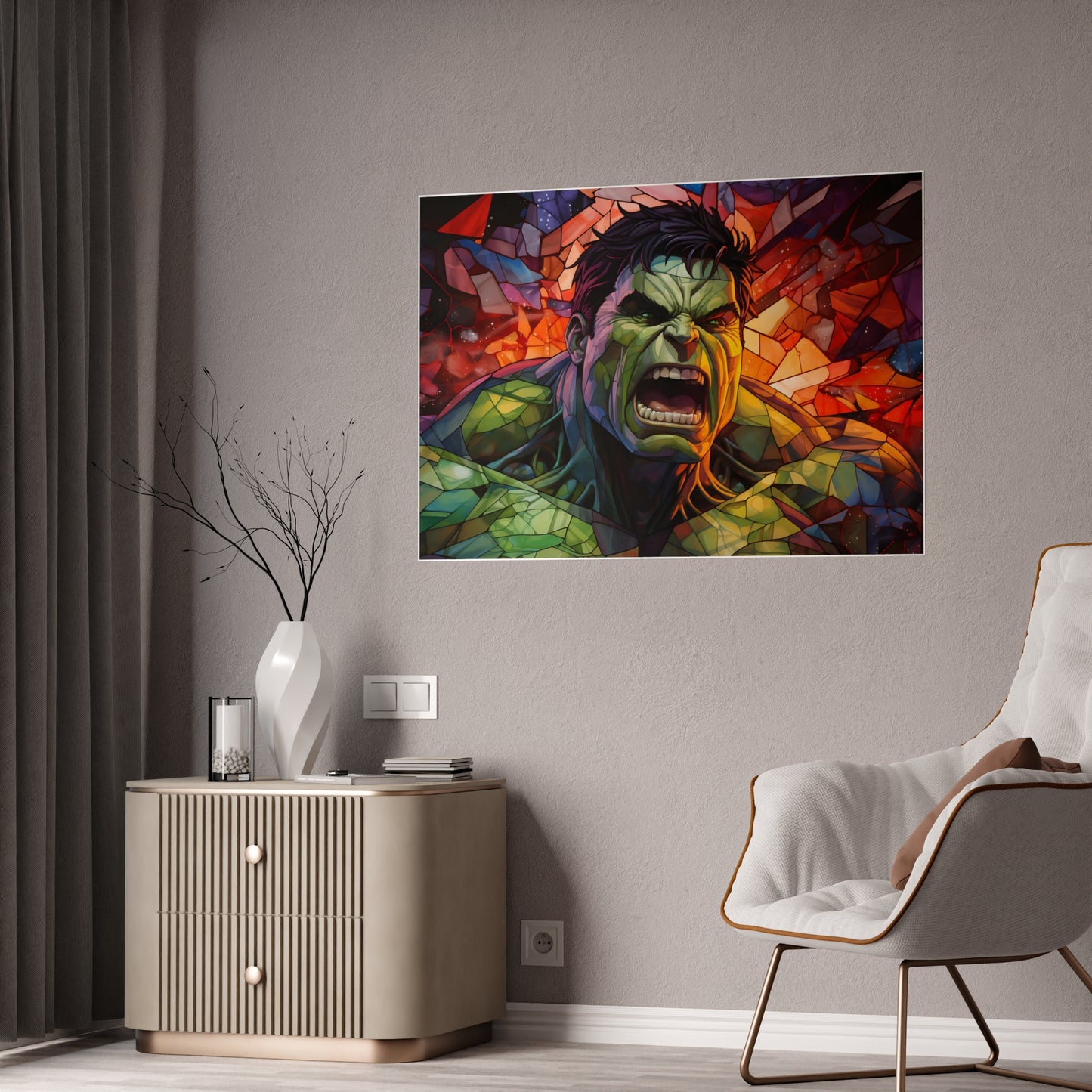 The Incredible Mosaic Glossy Art Print